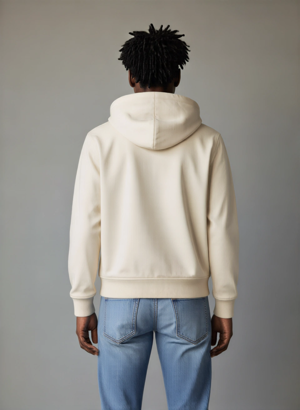 Fashion garment transformed from flatlay to on-model imagery